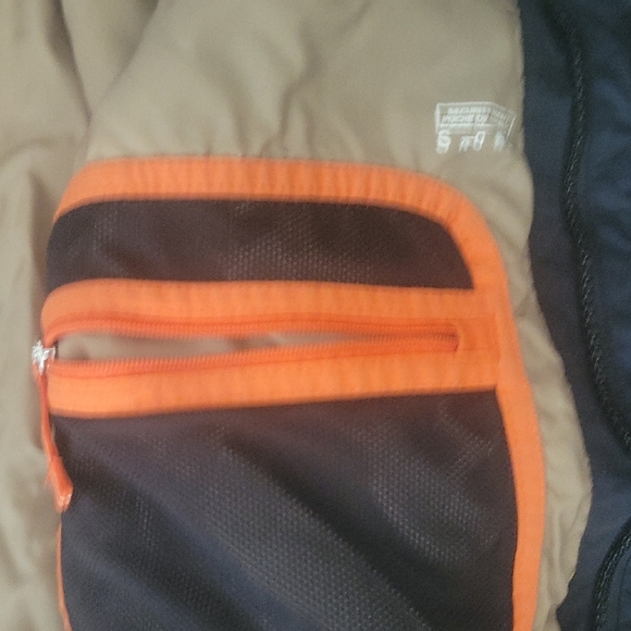 Nike Tan and Black Jacket with Orange Highlights - Picture 2 of 3